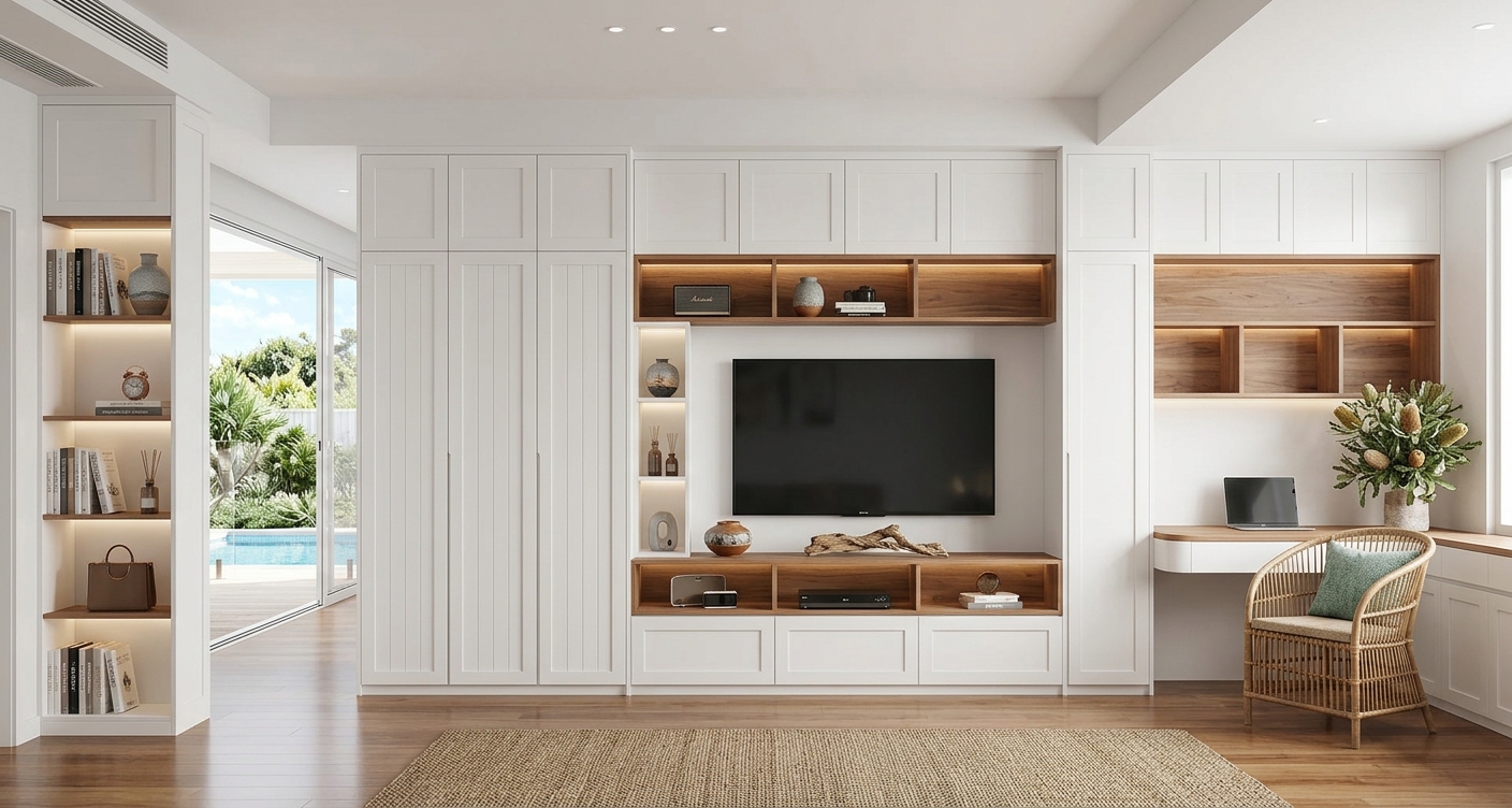 Custom storage solutions — wardrobes and built-in units